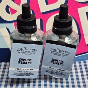 BBW Endless Weekend Fresh + Clean Wallflower Fragrance Refill Set